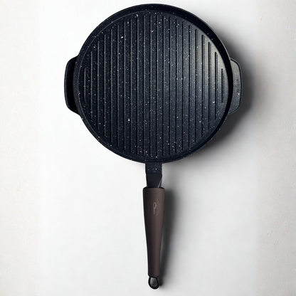 PIASTRA DOUBLE TONDA ANTIADERENTE & ANTIGRAFFIO ©