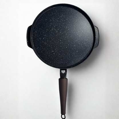 PIASTRA DOUBLE TONDA ANTIADERENTE & ANTIGRAFFIO ©