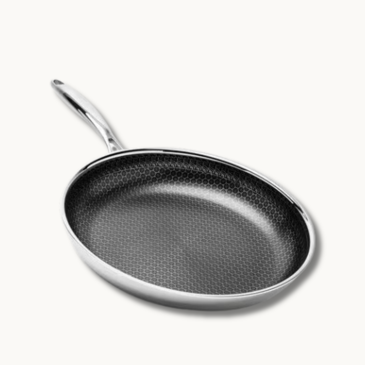 PADELLA ANTIADERENTE 32CM © - ACCIAIO INOX ANTIGRAFFIO