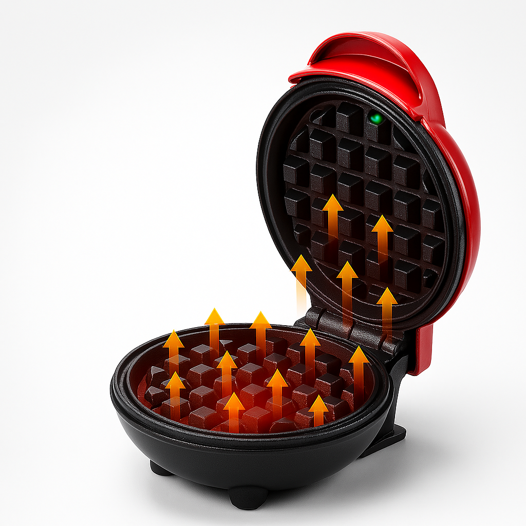 WAFFLY © - PIASTRA PER WAFFLE