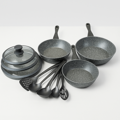 TRIS PENTOLE BAVARIA + UTENSILI ©